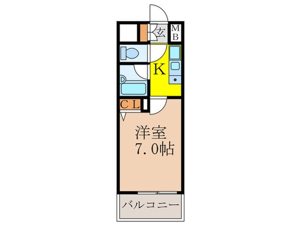 エスリード新大阪第５(704)の物件間取画像